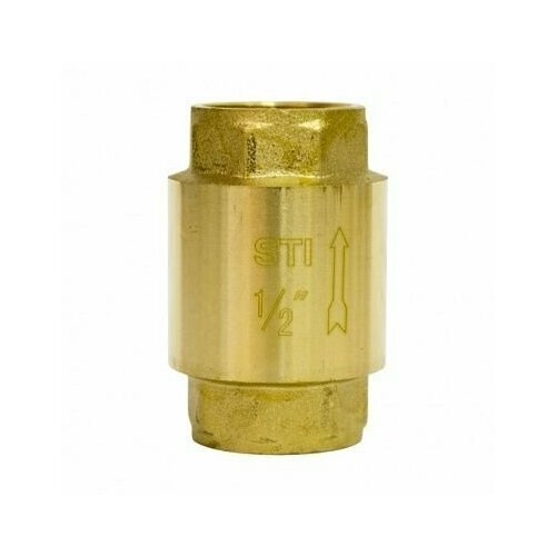 Клапан обратный пружинный STI 15 12 латунь корпус латунный шток 691₽