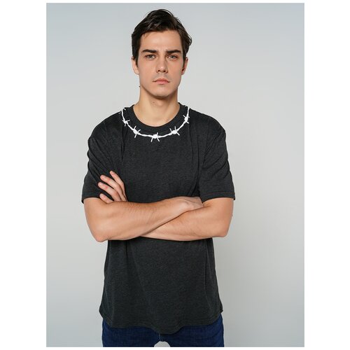 фото Футболка с кор.рукавом твое 79081 размер l, темно-серый меланж, men