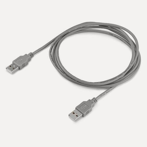 Изображение товара Кабель USB2.0 Buro USB A(m) - USB A(m), 1.8м, блистер, серый [bhp ret usb_am18]