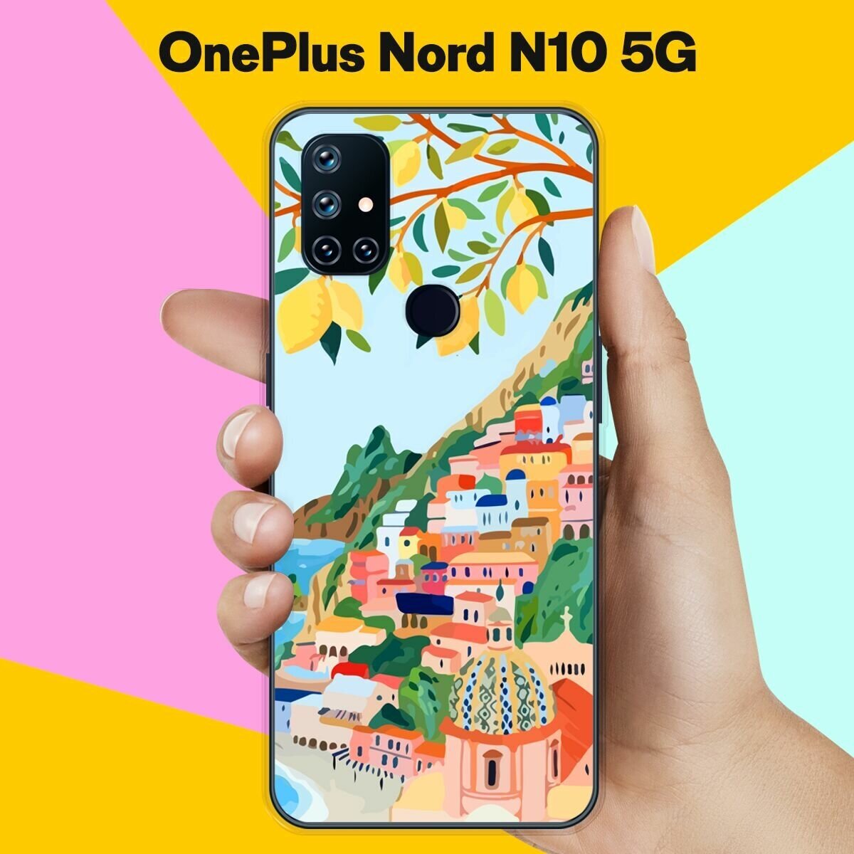 Силиконовый чехол на OnePlus Nord N10 5G Италия / для ВанПлас Норд Н10 5Джи