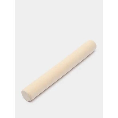 Скалка деревянная 30 см, толщина 3.5см, без ручек, береза