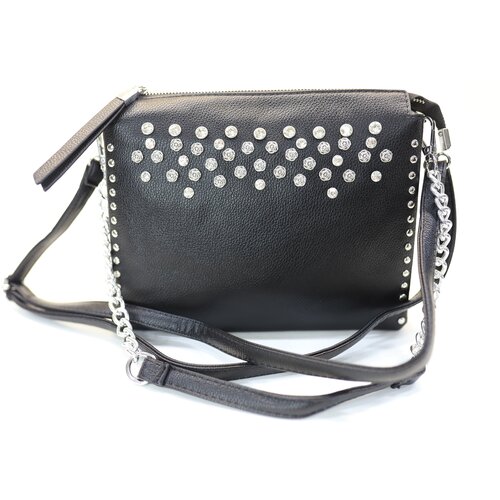 фото Сумка женская, размер 24х20 см. цвет чёрный. китай