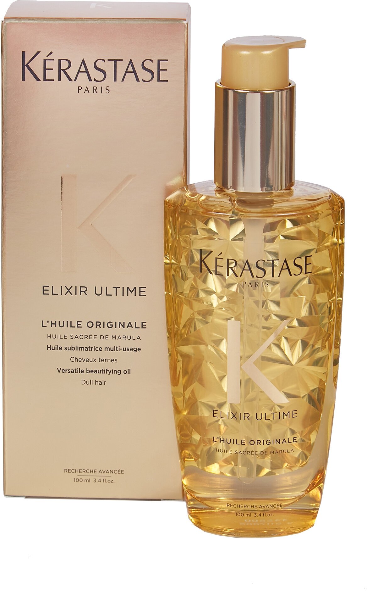 Kerastase Elixir Ultime Versatile Beautifying Oil - Многофункциональное масло для всех типов волос 100 мл