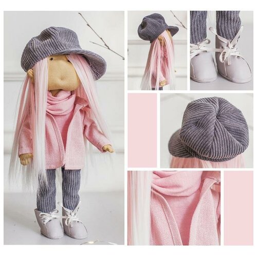 фото 4779882 интерьерная кукла 'брижит' набор для шитья 15,6*22.4*5.2 см арт узор