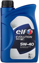 Синтетическое моторное масло ELF Evolution 900 NF 5W-40, 1 л