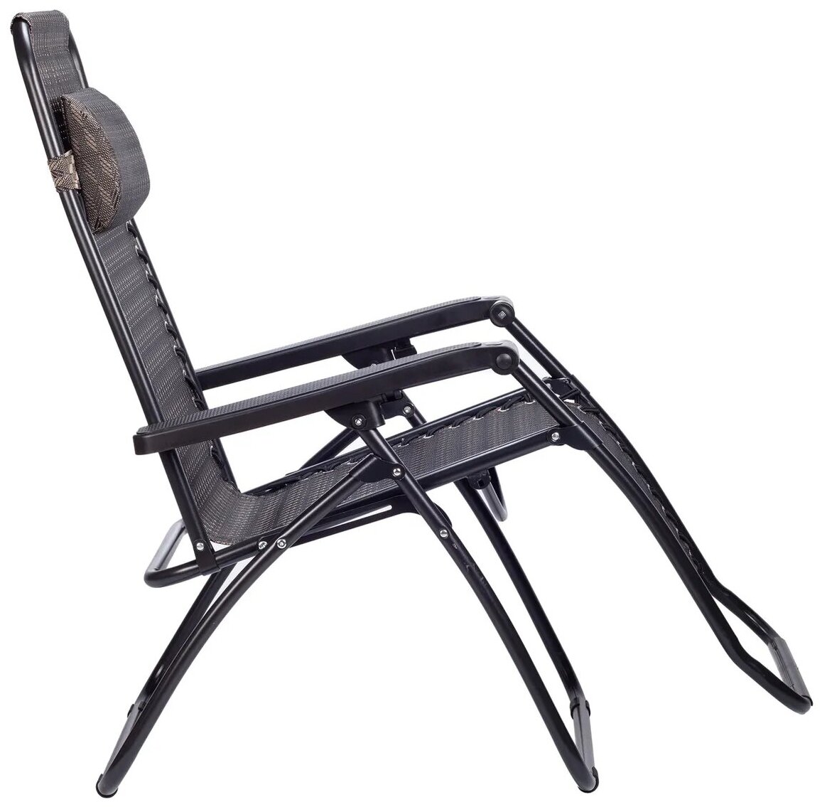 Кресло-шезлонг RELAX "Зигзаг" складное, усиленное, с мягким подголовником - фотография № 3