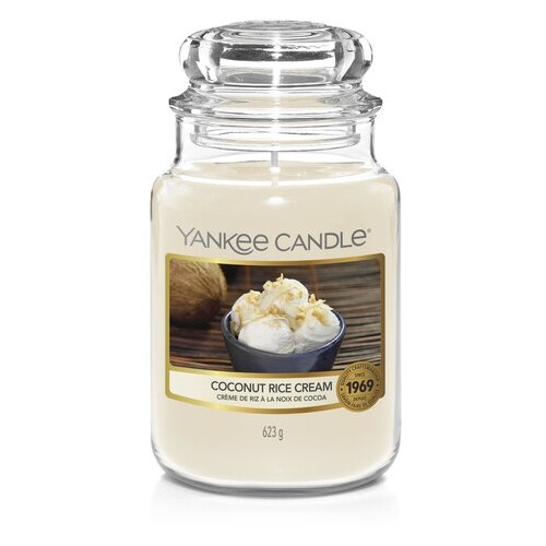 фото Свеча кокосовый крем coconut rice cream 623 гр / 110-150 часов yankee candle