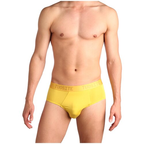 фото Tuosite трусы слипы с классической посадкой, размер xl, желтый