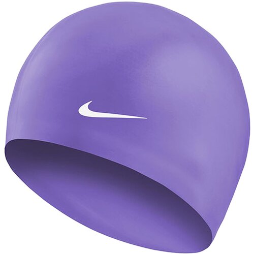 Шапочка для плавания NIKE Solid Silicone JUNIOR, фиолетовый