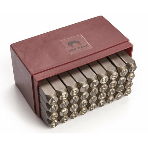 SDW TOOLS Клейма буквенные ударные 12,5 мм по металлу Латинский шрифт sb10012