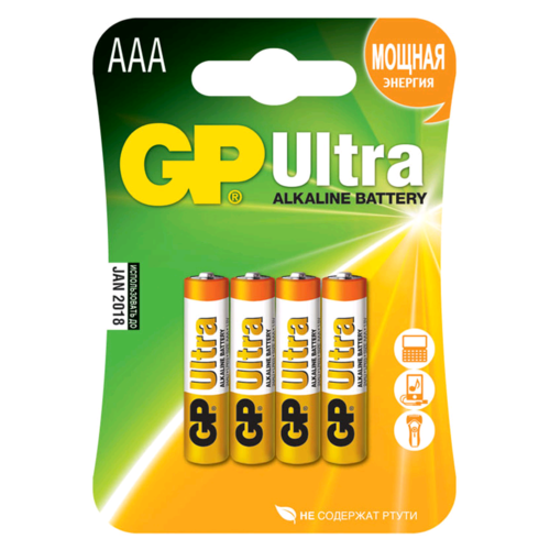 Батарейка GP ULTRA AAA 4+2 Alkaline 1.5V (4/40/320)