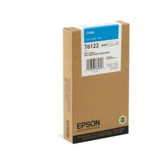 Epson C13T612200, 220 стр, голубой