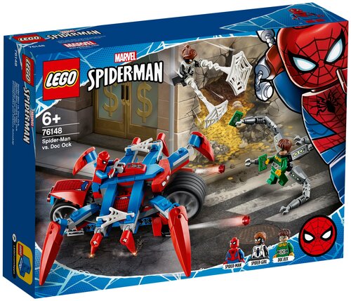 Конструктор LEGO Marvel Super Heroes 76148 Spiderman Человек-Паук против Доктора Осьминога, 234 дет.