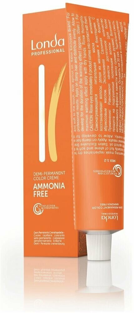 Londa Professional деми-перманентная крем-краска Ammonia-free, 8/0 Светлый блонд, 60 мл