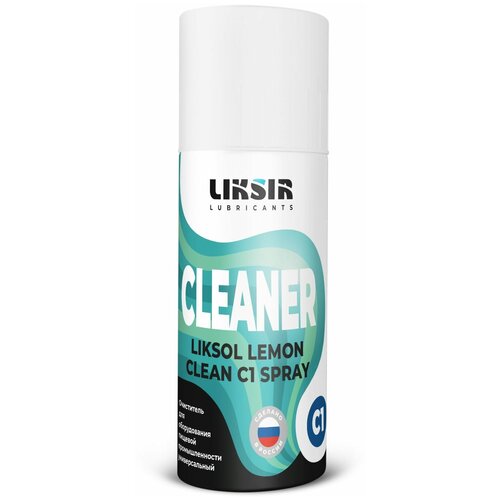 Универсальный очиститель LIKSOL LEMON CLEAN C1 Spray для очистки и полировки, 520мл