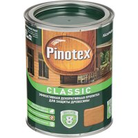 Пропитка Pinotex, Classic, для дерева, орех, 1 л