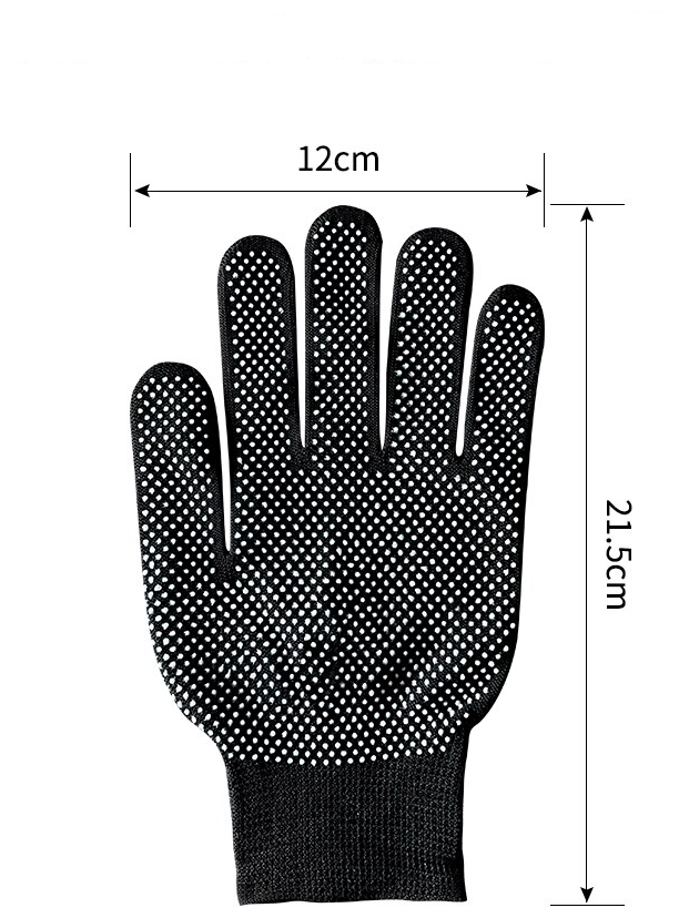 Перчатки хозяйственные садовые строительные черные с покрытием перчатки защитные рабочие набор 12 пар - фотография № 5