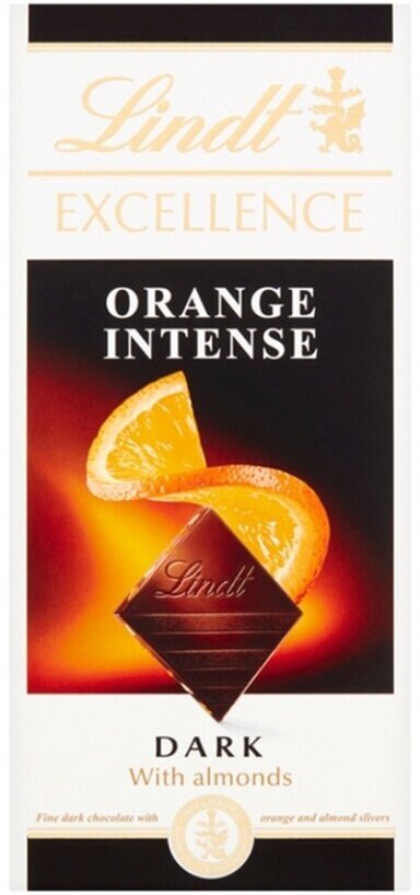 Шоколад Lindt Excellence Апельсин темный шоколад
