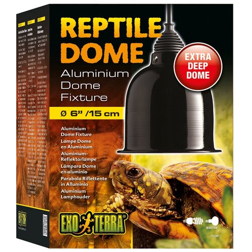 Светильник обычный лампа ультрафиолетовая Exo Terra Reptile Dome (PT2348) , 75 Вт