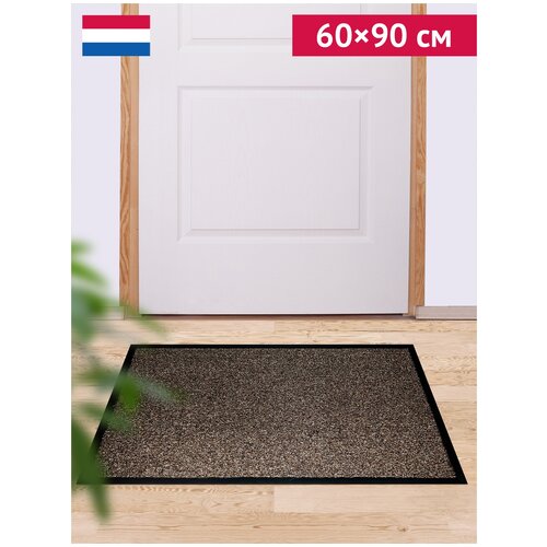 Ковер грязезащитный, придверный STAR тафтинговый (цвет № 94 коричневый), размер 60х90см