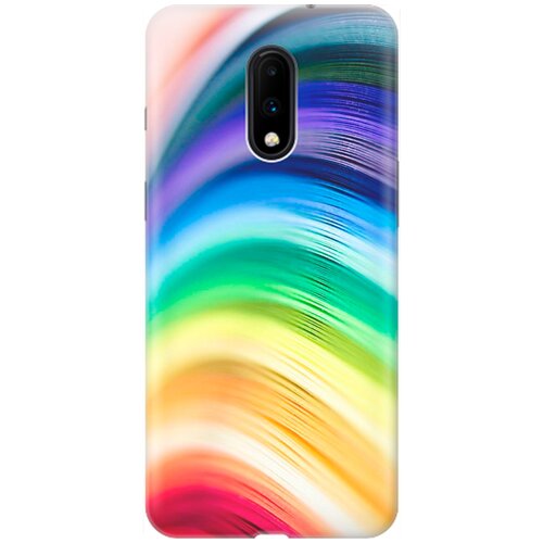 фото Re:pa накладка transparent для oneplus 7 с принтом "разноцветные нити"