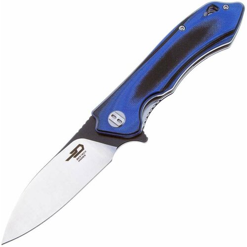 Bestech Складной нож Beluga сталь D2, рукоять Black/Blue G10 (BG11G-1)