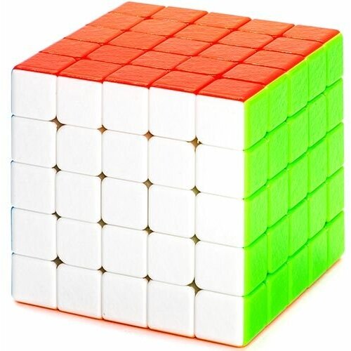 Кубик рубика ShengShou 5x5 x5 GEM / Развивающая головоломка / Цветной пластик скоростной кубик рубика shengshou 2x2 gem 2х2 развивающая головоломка цветной пластик