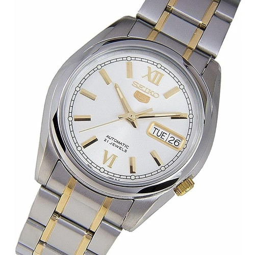 Наручные часы SEIKO SEIKO 5, серебряный, белый наручные часы seiko seiko 5 snxs73j1 белый серебряный