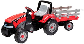 Веломобиль Peg-Perego Maxi Diesel, красный/серый/черный