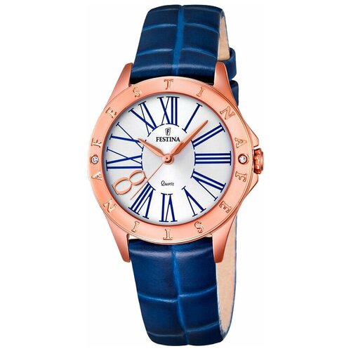 Наручные часы FESTINA, золотой наручные часы festina classics наручные часы festina woman 20553 женские кварцевые водонепроницаемые золотой