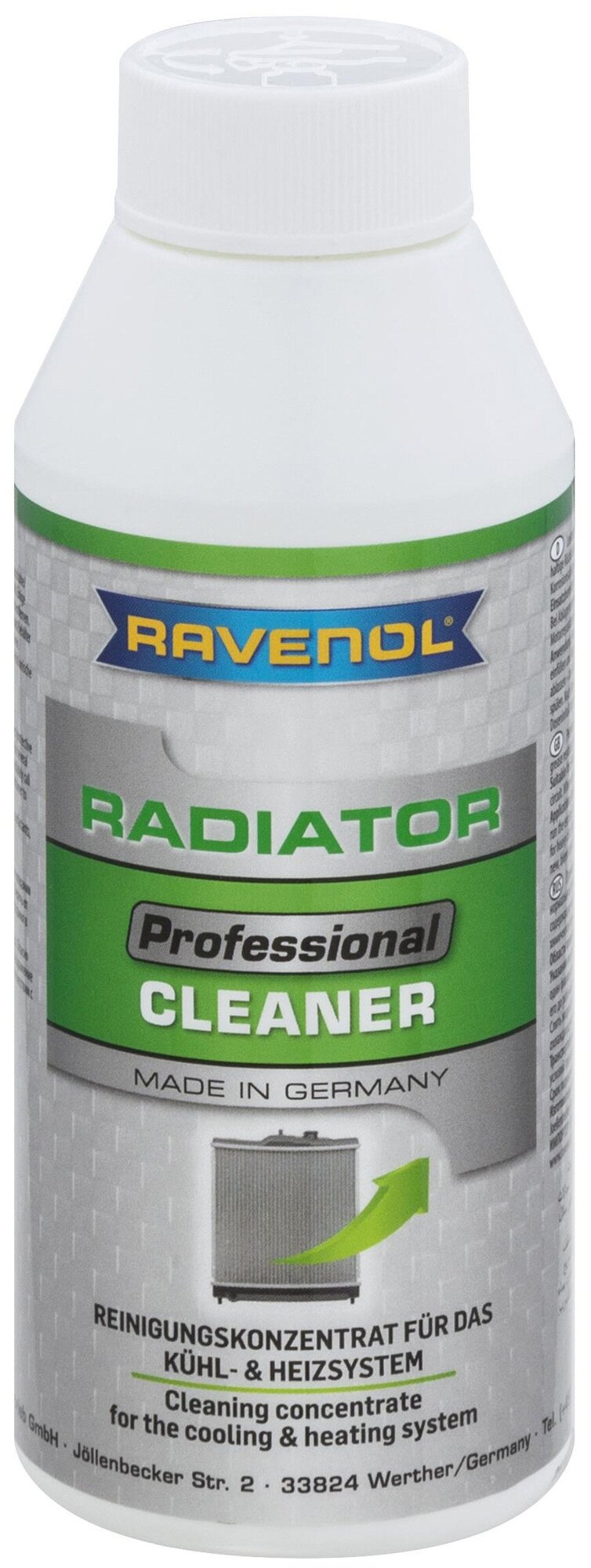 Очиститель радиатора RAVENOL Professional Radiator Cleaner (0,25 л)