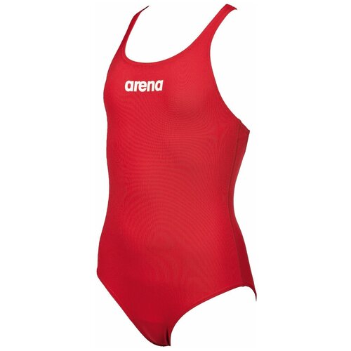 Купальник спортивный Arena Solid Swim Pro Jr Red/white размер 12-13