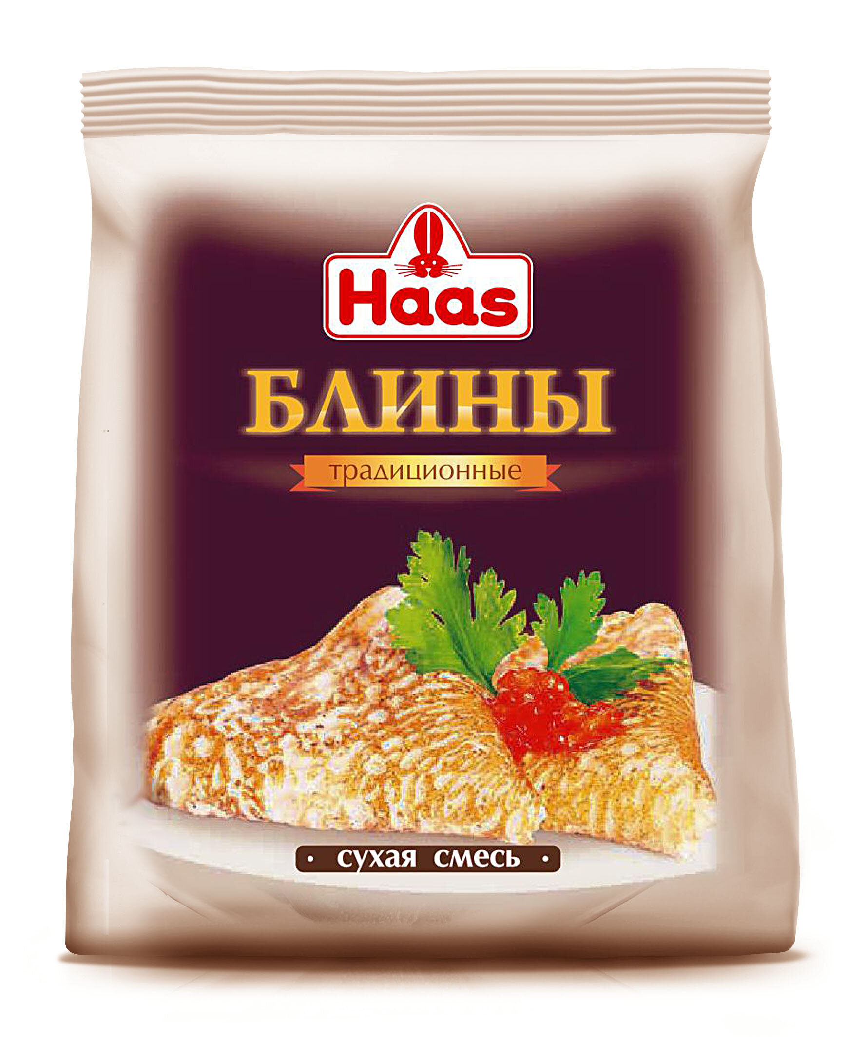 HAAS Сухая смесь для блинов. Хаас Блины, 250г