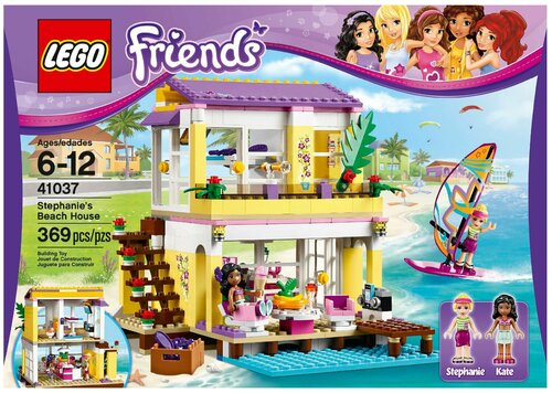 Конструктор LEGO Friends 41037 Пляжный домик Стефани, 369 дет.