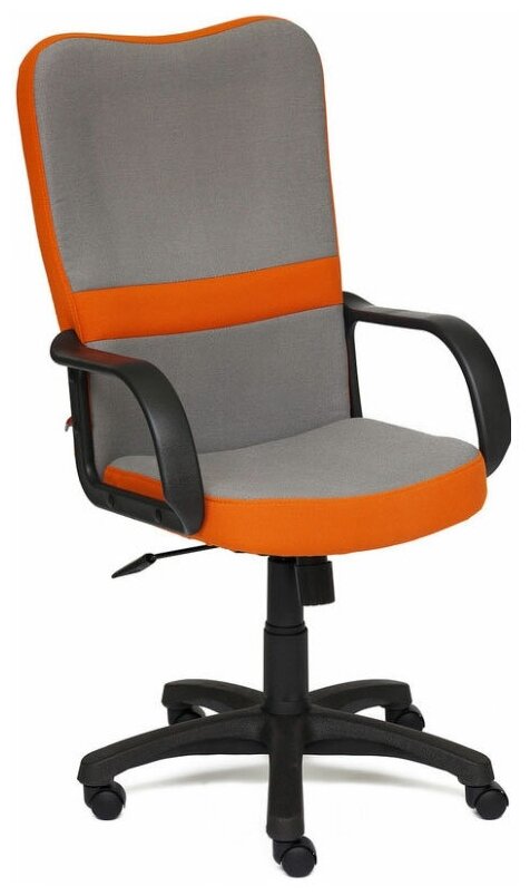 Кресло компьютерное Tetchair СН757 ткань серый оранжевый