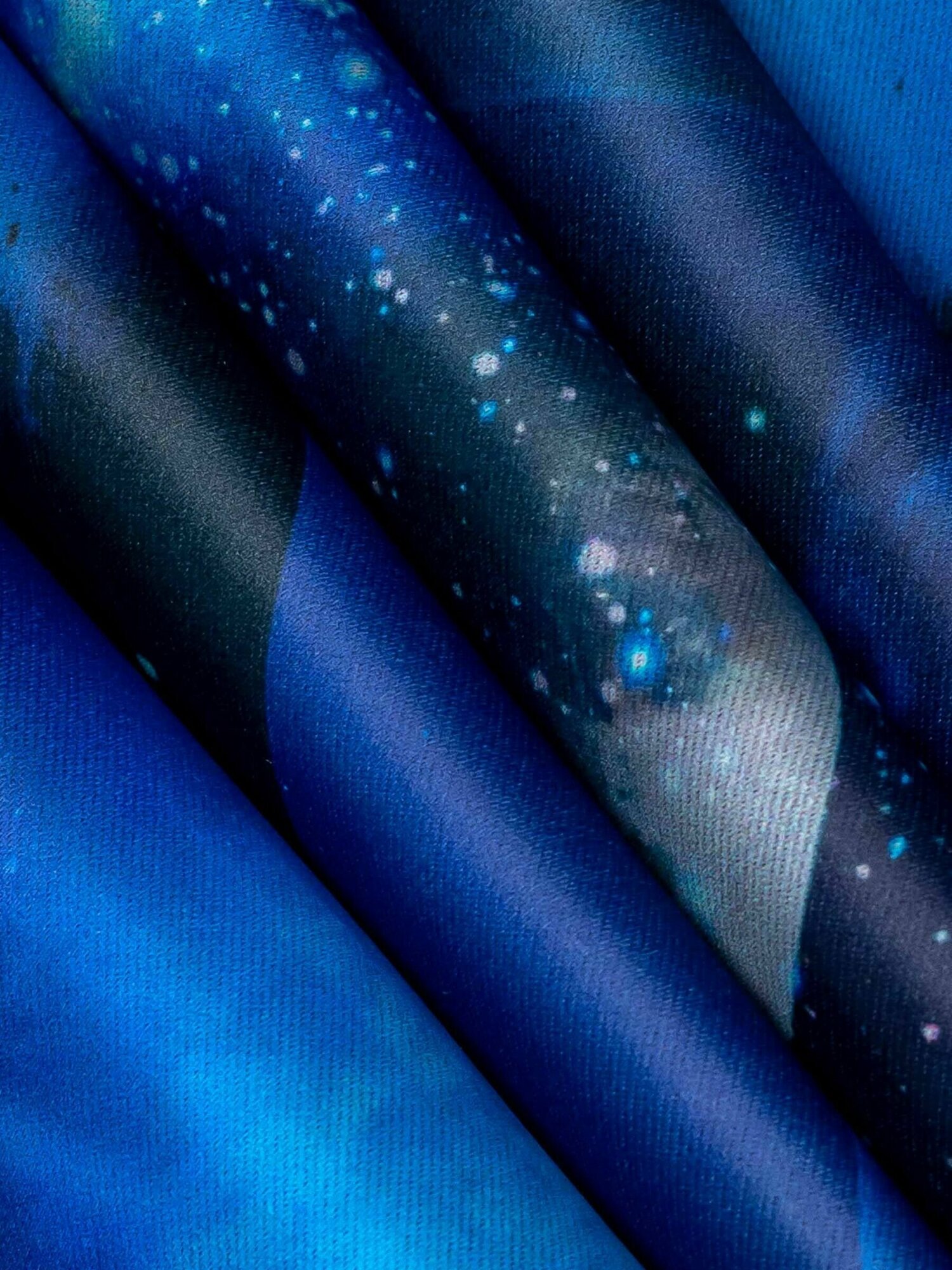 Шторы блэкаут Космос 140*270 синий - фотография № 8
