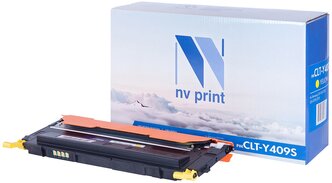 Лазерный картридж NV Print NV-CLTY409SY для Samsung CLP-310, 310N, 315 (совместимый, жёлтый, 1000 стр.)