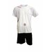 Форма , шорты и футболка, размер S (44-46), черный, белый