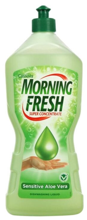 Morning Fresh Sensitive Aloe Vera Средство для мытья посуды суперконцентрат Сенситив Алоэ Вера 900 мл