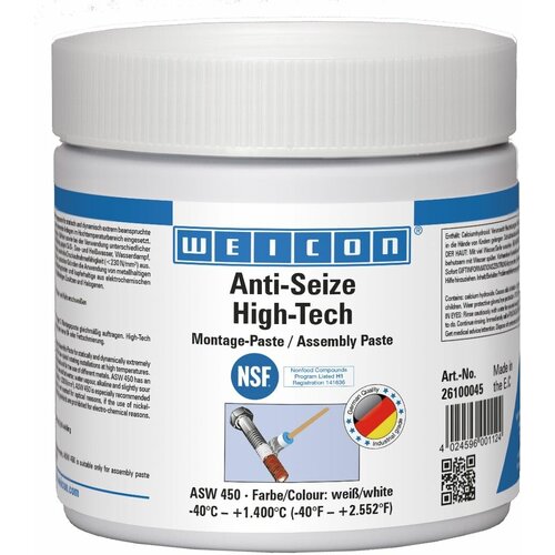 Монтажная паста Weicon Anti-Seize High-Tech 450 г
