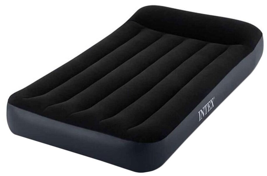 Intex Матрас надувной Pillow Rest Classic Fiber-Tech 99х191х25см, 64141 7646155 .