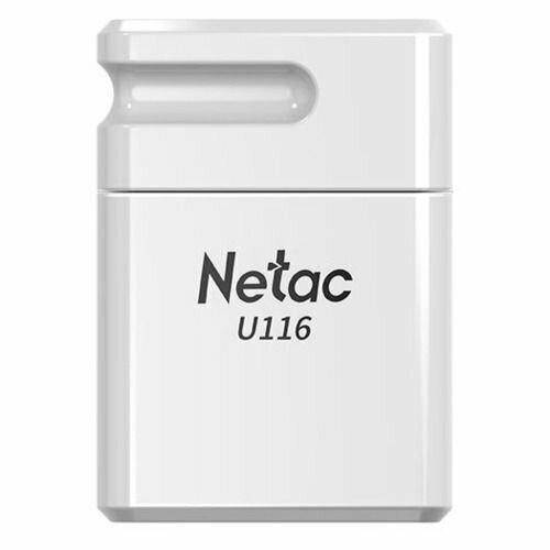 Флешка USB NETAC U116 64ГБ, USB3.0, белый [nt03u116n-064g-30wh]