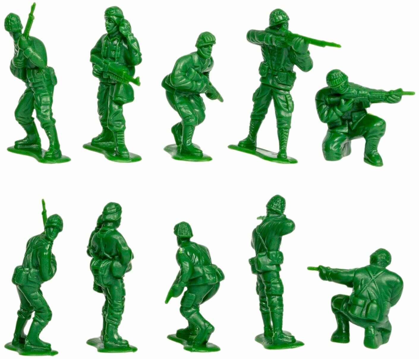 Набор игровой Армия, 20 солдатиков с оружием Bondibon - фото №7