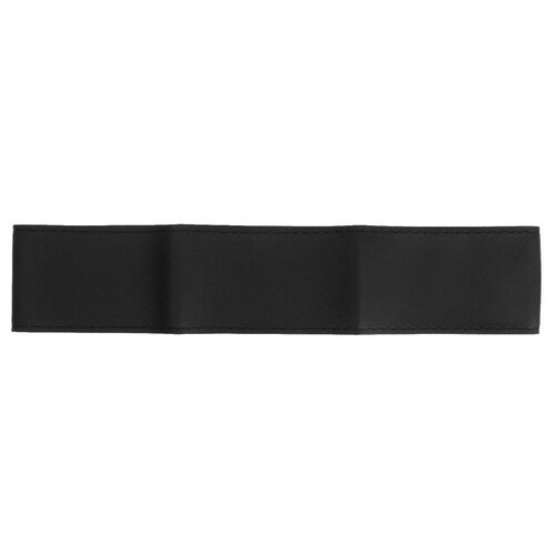 Оплетка на руль со шнуровкой C104, экокожа, 38 см, черный