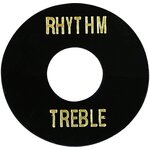 LP-SW-B Накладка под переключатель Treble/Rhythm, черная, Hosco - изображение