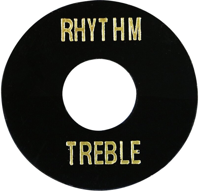 LP-SW-B Накладка под переключатель Treble/Rhythm черная Hosco