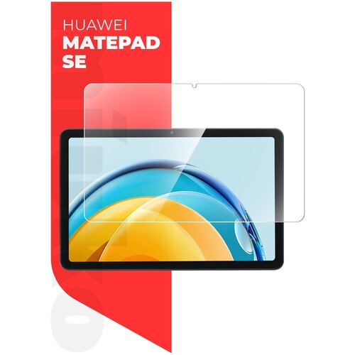 Защитное стекло на Huawei MatePad SE 10.4' (2022) на Экран, (гибридное: пленка+стекловолокно), прозрачное тонкое Hybrid Glass, Miuko защитное стекло на google pixel 7 гугл пиксель 7 на экран гибридное пленка стекловолокно прозрачное силиконовая клеевая основа hybrid glass miuko