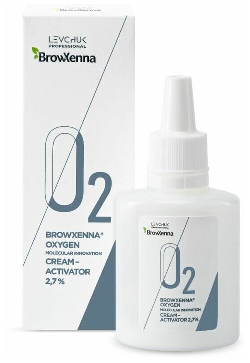 BrowXenna Oxygen O2 Крем-активатор 2.7% 30 мл, белый, 30 мл, 40 г