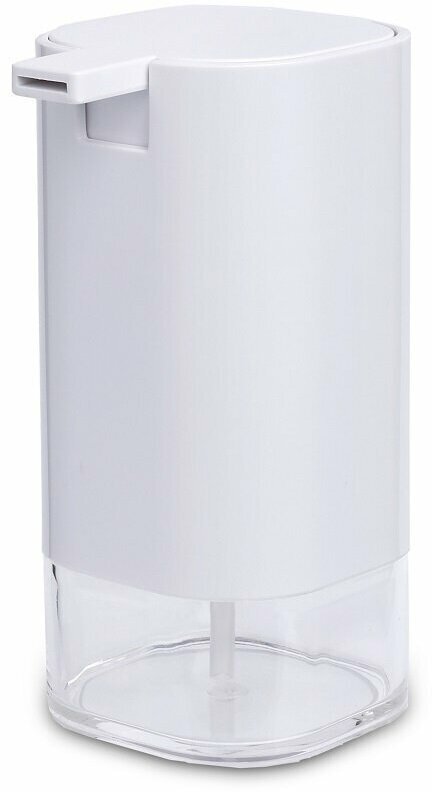 Дозатор для жидкого мыла Primanova серия: KLAR цвет: белый материал: Пластик настольный объем (мл.): 250 размер (см): 75x10x16 (D-20600)