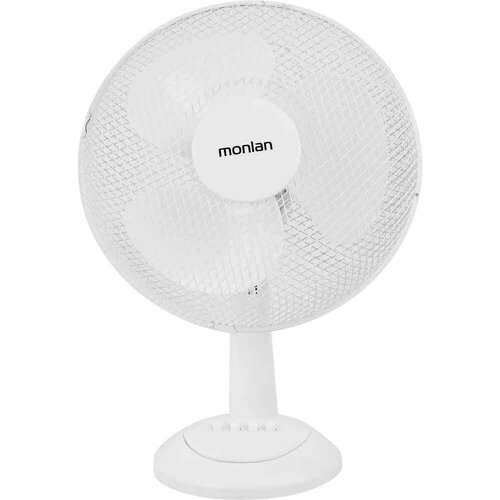 Вентилятор настольный Monlan MT-40W 40 Вт 34 см цвет белый 486200₽